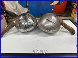 OLD PAIR Vintage BLC 5-3/4 Flat Back Fog Lamps Lights Auto Car Parts or Repair OLD PAIR Vintage BLC 5-3/4 Flat Back Fog Lamps Lights Auto Car Parts or Repair