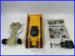 ORIGINAL VINTAGE ASSOCIATED RC12E ONROAD PAN CAR 1/12 SCALE Parts ONLY With Box