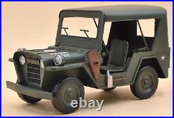 Old Modern Handicrafts 1940 Willys Quad Overland Model Car Metal Home Decor
