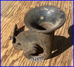 Old Vintage Antique Automobile Vehicle Car Auto Truck Horn Part with Bracket