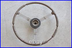 Original 1937 Chevrolet Master Banjo Steering Wheel Accessory Part Factory GM