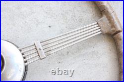 Original 1937 Chevrolet Master Banjo Steering Wheel Accessory Part Factory GM
