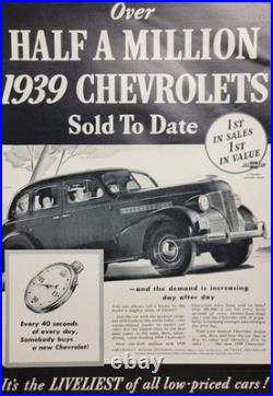 Original 1939 Chevrolet Accessory Gm Fender Grilles Used 31802-rh/31803-lh