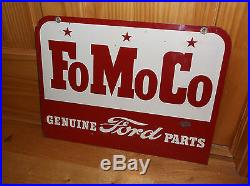 Original FoMoCo Tin Sign, Vintage Ford Tin Sign, Car Dealer Signs, Car Parts