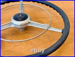 Original Mercedes Benz 170V Steering Wheel Assembly Horn Classic Car Vtg Parts