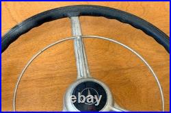 Original Mercedes Benz 170V Steering Wheel Assembly Horn Classic Car Vtg Parts