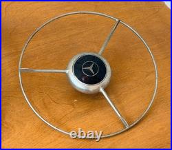 Original Mercedes Benz 170V Steering Wheel Assembly Horn Classic Car Vtg Parts