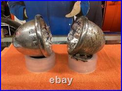 PAIR Vintage TELEOPTIC FOG KING 6V Light Lamp Parts Car Truck Hot Rat Rod OLD