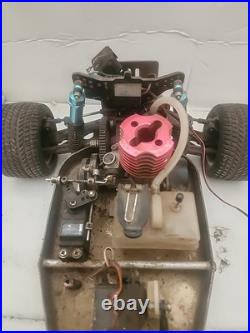PARTS CAR Traxxas Nitro Hawk 1/10 Stadium RC Buggy 2WD Vintage With Remote Used PARTS CAR Traxxas Nitro Hawk 1/10 Stadium RC Buggy 2WD Vintage With Remote Used