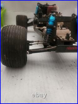 PARTS CAR Traxxas Nitro Hawk 1/10 Stadium RC Buggy 2WD Vintage With Remote Used PARTS CAR Traxxas Nitro Hawk 1/10 Stadium RC Buggy 2WD Vintage With Remote Used