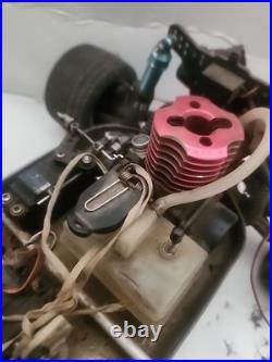PARTS CAR Traxxas Nitro Hawk 1/10 Stadium RC Buggy 2WD Vintage With Remote Used PARTS CAR Traxxas Nitro Hawk 1/10 Stadium RC Buggy 2WD Vintage With Remote Used