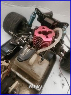 PARTS CAR Traxxas Nitro Hawk 1/10 Stadium RC Buggy 2WD Vintage With Remote Used PARTS CAR Traxxas Nitro Hawk 1/10 Stadium RC Buggy 2WD Vintage With Remote Used