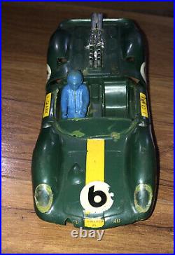 PARTS REPAIR Vintage 1960s Green COX LOTUS 40 Slot Car 1/24 Scale Toy