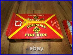 PARTS Vintage 1950s Marx Toy Volunteer Fire Department Automatic Garage Car PARTS Vintage 1950s Marx Toy Volunteer Fire Department Automatic Garage Car