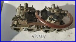 Pair Of Carburetors Solex C35 for Lancia fulvia coupe 2 ^ e 3 ^ serie Original