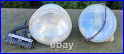 Pair Of Vintage Bosch Porsche 968 Headlights Automotive Car Parts Set With Assy