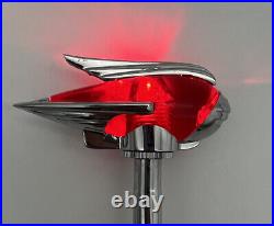 Pair Vintage Style Red Lighted Fender Guides For Cars Trucks