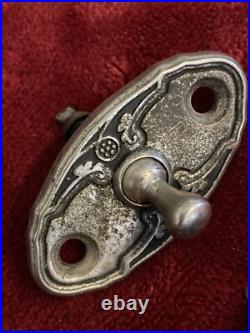 Pair of 2? Vintage 1920's- 1930's Metal Art Deco Interior Car Door Lock Switch Pair of 2? Vintage 1920's- 1930's Metal Art Deco Interior Car Door Lock Switch