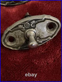 Pair of 2? Vintage 1920's- 1930's Metal Art Deco Interior Car Door Lock Switch Pair of 2? Vintage 1920's- 1930's Metal Art Deco Interior Car Door Lock Switch