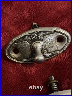 Pair of 2? Vintage 1920's- 1930's Metal Art Deco Interior Car Door Lock Switch Pair of 2? Vintage 1920's- 1930's Metal Art Deco Interior Car Door Lock Switch