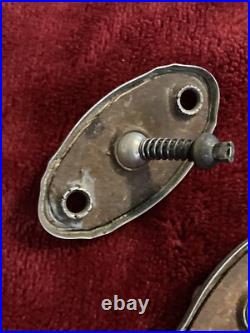 Pair of 2? Vintage 1920's- 1930's Metal Art Deco Interior Car Door Lock Switch Pair of 2? Vintage 1920's- 1930's Metal Art Deco Interior Car Door Lock Switch