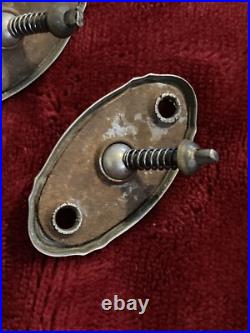 Pair of 2? Vintage 1920's- 1930's Metal Art Deco Interior Car Door Lock Switch Pair of 2? Vintage 1920's- 1930's Metal Art Deco Interior Car Door Lock Switch
