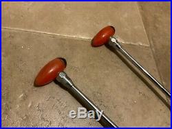 Pair of Lighted Vintage nos Auto Car Truck Fender Mounting Parts