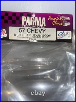 Parma International 10234 1957 Chevy Car Body 1/10 Clear Lexan Body Vintage