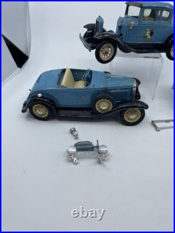 Parts Lot Consisting Of 3 Hubley Die Cast Cars Vintage (damaged)
