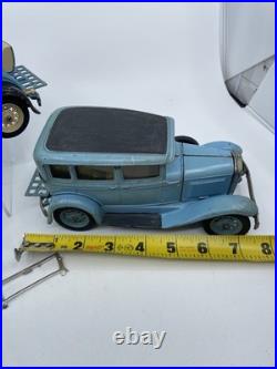 Parts Lot Consisting Of 3 Hubley Die Cast Cars Vintage (damaged)