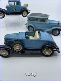 Parts Lot Consisting Of 3 Hubley Die Cast Cars Vintage (damaged)