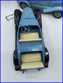 Parts Lot Consisting Of 3 Hubley Die Cast Cars Vintage (damaged)