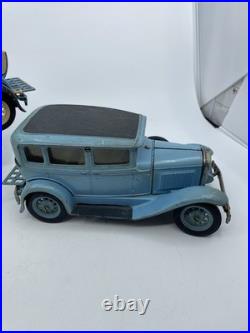 Parts Lot Consisting Of 3 Hubley Die Cast Cars Vintage (damaged)