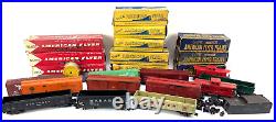 Parts Lot of 15+ American Flyer Trains S Gauge Vintage Train Cars + Boxes