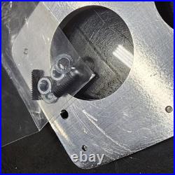 Polished Aluminum 5 Gauge Panel w Engine Turned Stainless Hot Rod Custom Dash