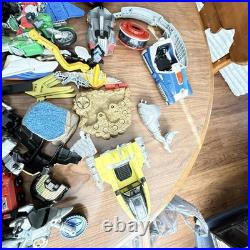 Power Ranger Huge Lot Parts And Peices Rare Vintage Bandi Bikes Cars Big Lot