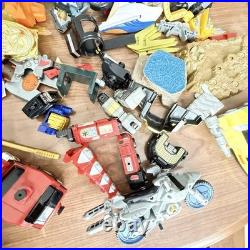 Power Ranger Huge Lot Parts And Peices Rare Vintage Bandi Bikes Cars Big Lot