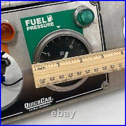 QuickCar Stewart Warner Gauge Cluster Oil Water Fuel Hot Rod Accessory Missing 1