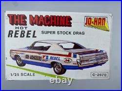 RARE ORIGINAL VINTAGE JO-HAN THE MACHINE 1970 HOT REBEL KIT Parts Kit RARE ORIGINAL VINTAGE JO-HAN THE MACHINE 1970 HOT REBEL KIT Parts Kit