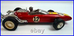 RARE Vintage Bandai Tin Formula Racing Car No. 4252 with Box AS-IS Parts or Repair