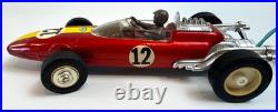 RARE Vintage Bandai Tin Formula Racing Car No. 4252 with Box AS-IS Parts or Repair