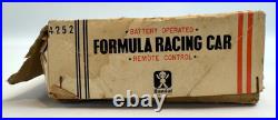 RARE Vintage Bandai Tin Formula Racing Car No. 4252 with Box AS-IS Parts or Repair
