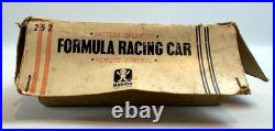 RARE Vintage Bandai Tin Formula Racing Car No. 4252 with Box AS-IS Parts or Repair