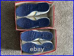 RARE Vintage Napa Auto Parts Shoes US Men's Size 7 White Blue Sneakers Cars