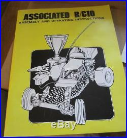 RARE Vintage RC 10 Team Associated #6010 NEW Original BOX Parts SEALED Gold Pan