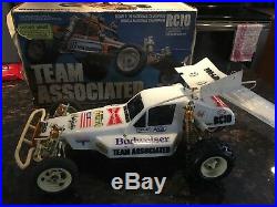 RARE Vintage Team Associated Rc10 #6010 A stamp gold pan withbox EAST EDINGER