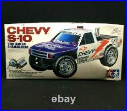 RC Tamiya 1994 Chevy S-10 4x4 ARTR with Original Box Body Stickers Vintage