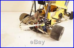 REMOTE CONTROL SPRINT CAR Electric Motor Chassis Suspension Wheels Vintage Parts