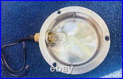 RESTORED Antique Vintage Car Parts Art Deco Dome Courtesy Light Assembly & Bulb