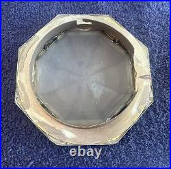 RESTORED Antique Vintage Car Parts Art Deco Dome Courtesy Light Assembly & Bulb